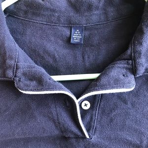 Vintage navy polo shirt